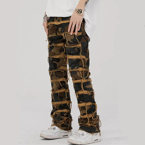 Camo stacked jeans-Stacked Jeans